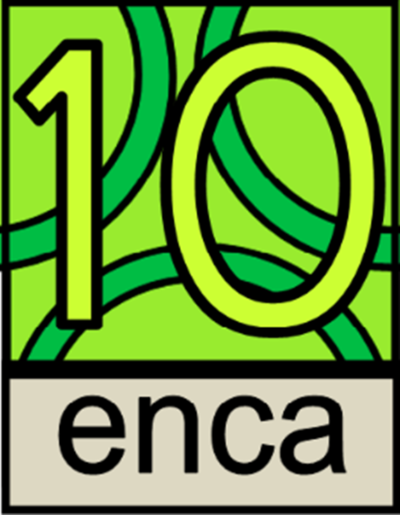 Logo for 10th Anniversary of ENCA