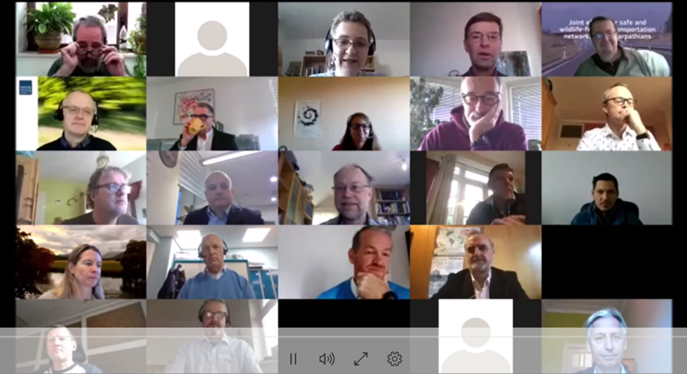 Screenshot from ENCA Virtual Meeting